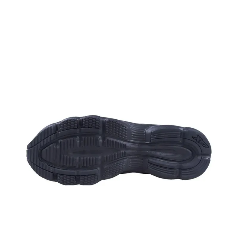 XTEP Anti Slip And Wear Resistant Breathable Low Top Running Shoes Men's Black Gold-4