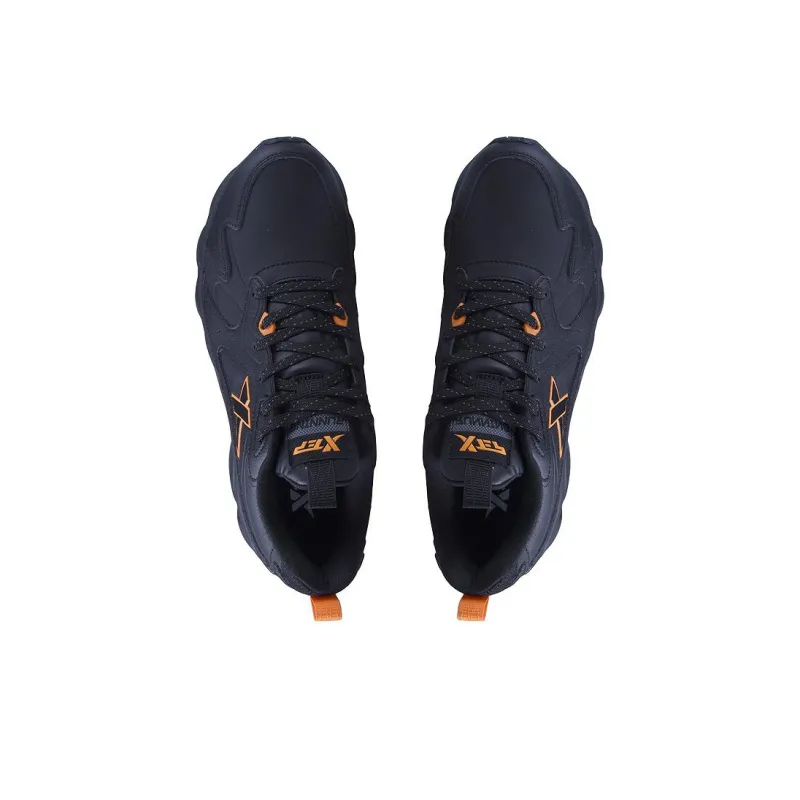 XTEP Anti Slip And Wear Resistant Breathable Low Top Running Shoes Men's Black Gold-2