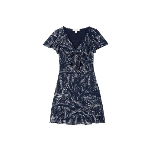 MICHAEL KORS Short-Sleeved Dresses Women's Navy Blue