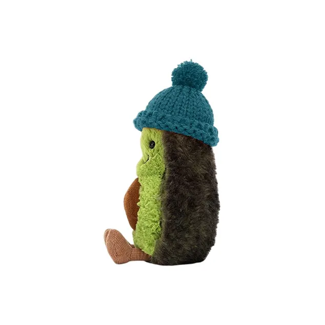 JELLYCAT Fun Food Collection Fruit Comfortable Avocado Dolls Plush Doll 15cm High-2