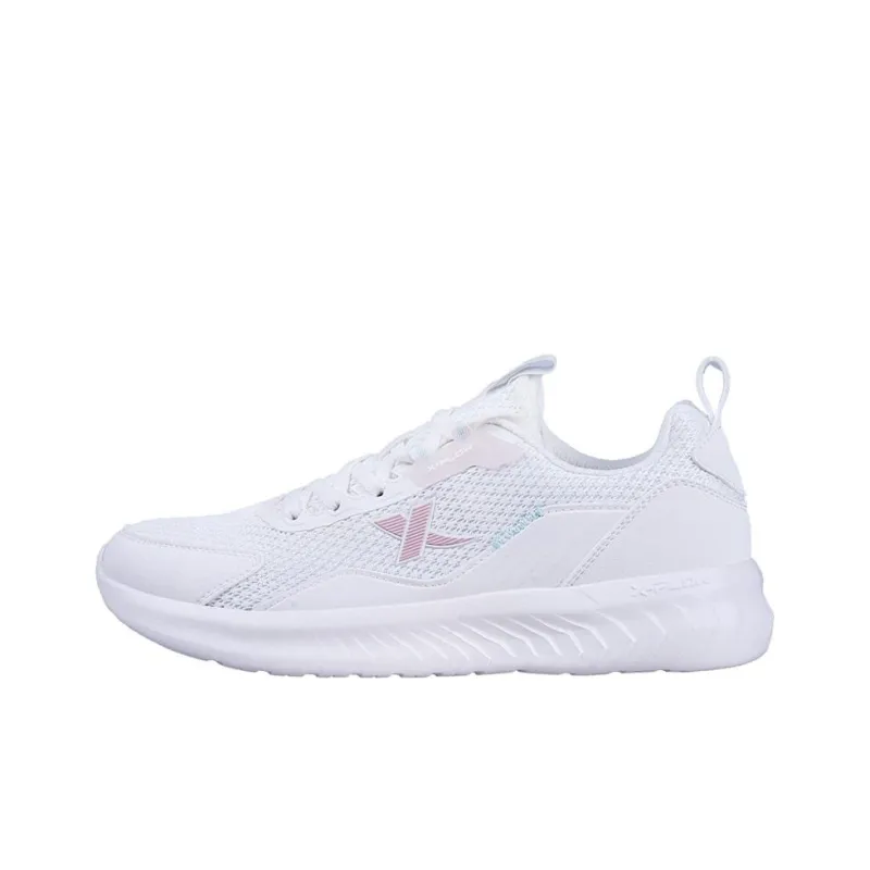 XTEP X FLOW Slip Resistant, Abrasion Resistant, Breathable Low Top Running Shoes Women's Beige Pink-0