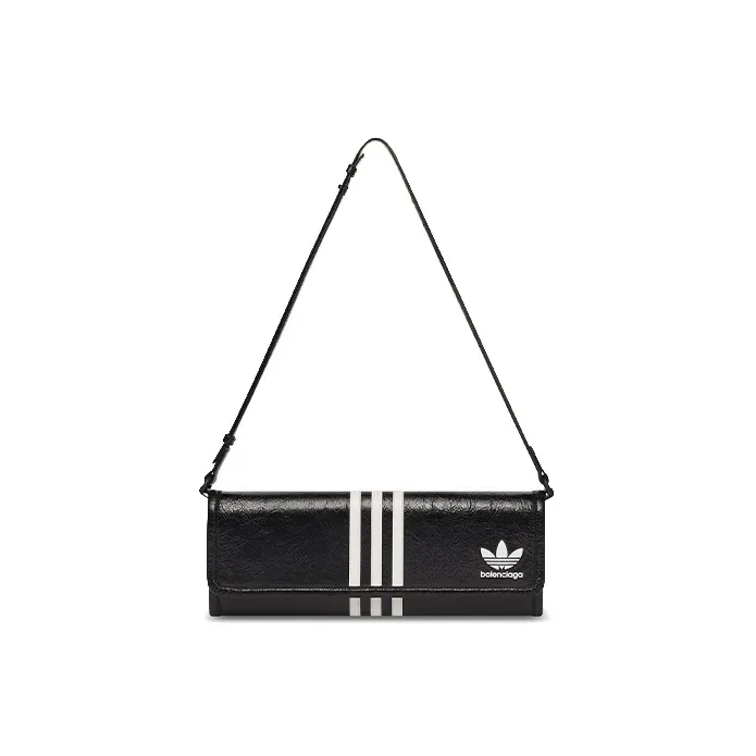 Balenciaga X Adidas Wallet On Strap Black-0