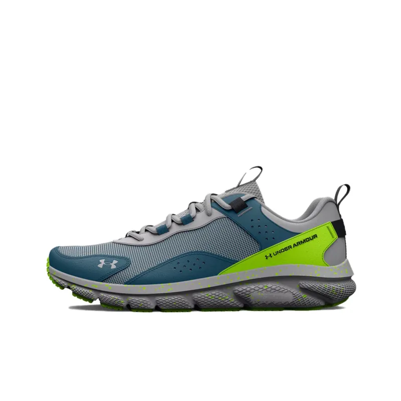 Under Armour Charged Verssert Speckle 'Mod Grey Lime Surge'-0