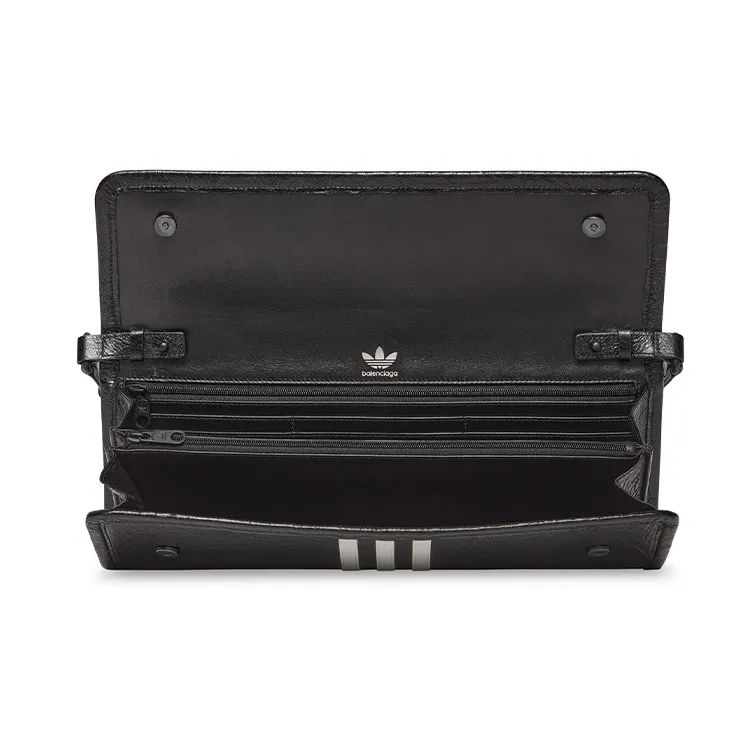 Balenciaga X Adidas Wallet On Strap Black-5