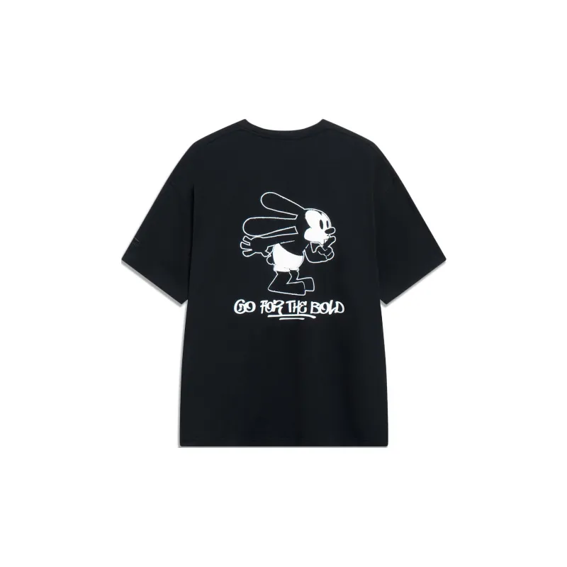 LiNing x DISHINI,LIANMINGKUAN T Shirt Unisex Black-1