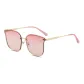 Gold Frame with Pink Lens