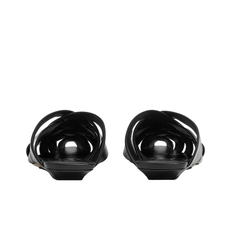 Bottega Veneta Closed Toe Slippers Women's Black-4