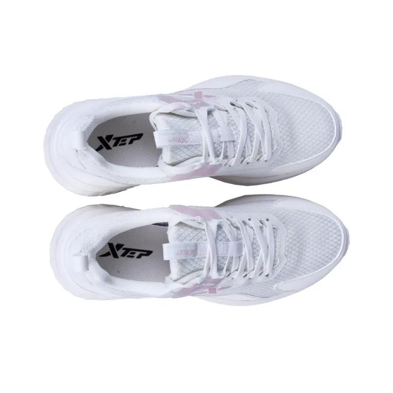 XTEP X FLOW Slip Resistant, Abrasion Resistant, Breathable Low Top Running Shoes Women's Beige Pink-2