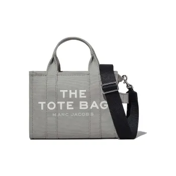 MARC JACOBS Logo Printed Zip Up Small Tote Bag