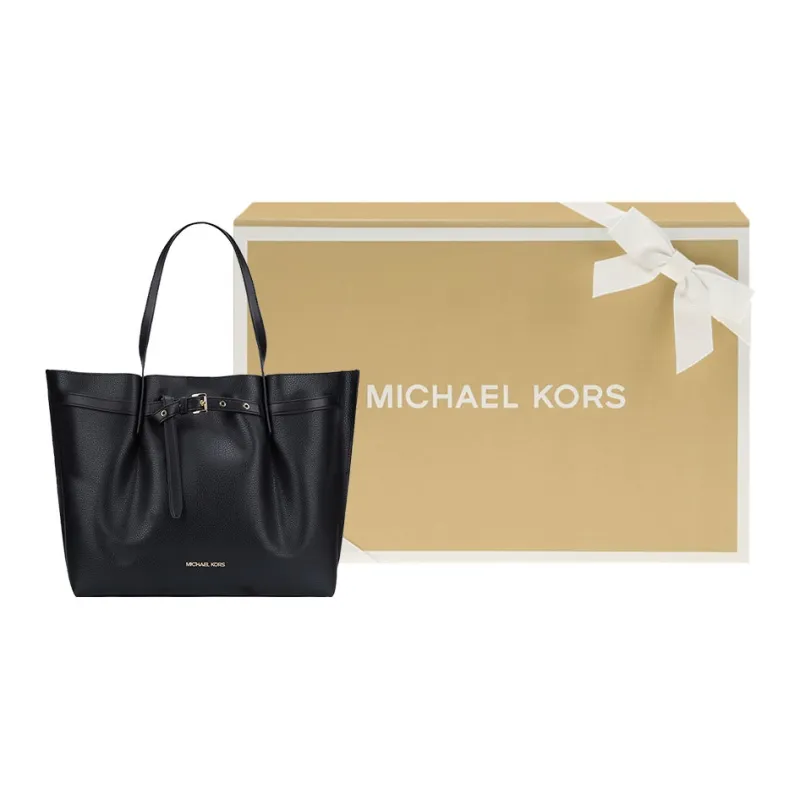 MICHAEL KORS Emilia Large Pebbled Leather Tote Bag-8