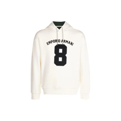 EMPORIO ARMANI Sweatshirts Men White