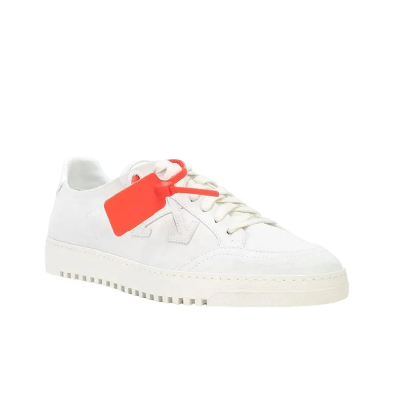 OFF WHITE 2.0 Low Top White Suede-1