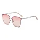 Silver Frame with Gradient Light Pink Lens