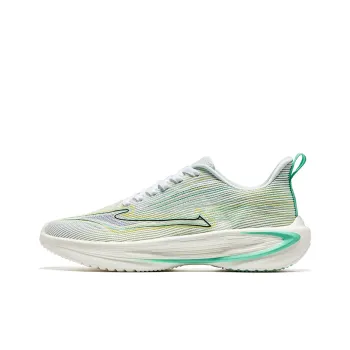 Erke Running Shoes Women's White Green Purple