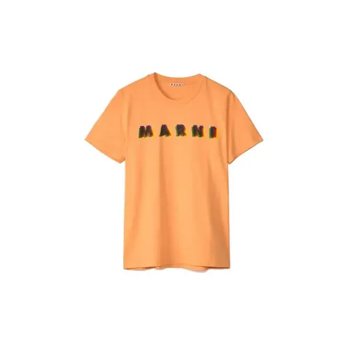 MARNI T-Shirts Men Orange