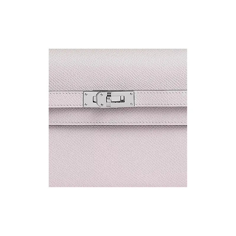 HERMES Kelly To Go Epsom Leather Shoulder Bag Crossbody Bag Small Size Women's 09 Mauve Pale Dream Purple-3