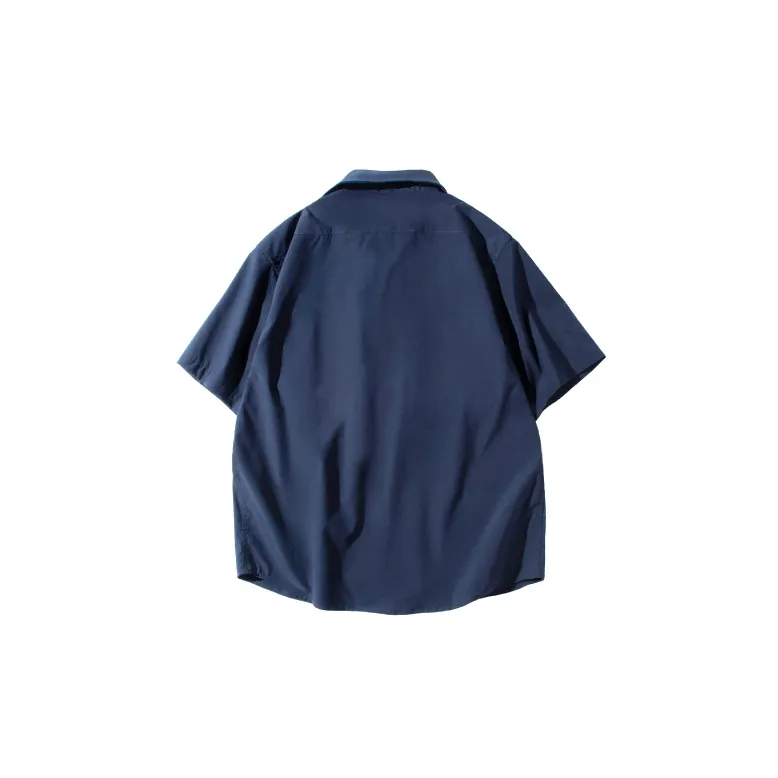 MOBI GARDEN Short Sleeved Shirt Coat Inner Unisex-1