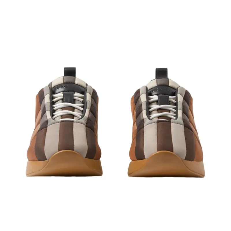 Burberry Quilted Classic Trainers Brown-2