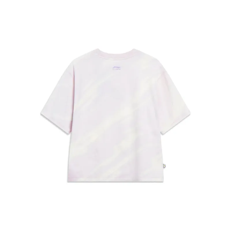 LINING Sports Trend Series T Shirts Women's Vero Rose Purple-1
