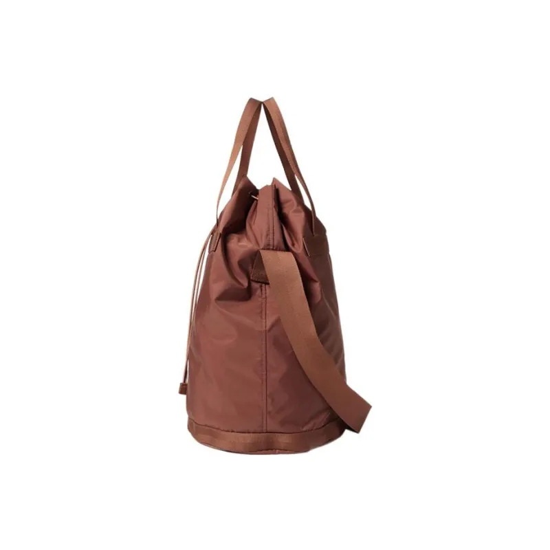 UNIQLO U Collection Polyamide Bucket Bag Handbag Shoulder Bag Crossbody Bag Regular Unisex Light Brown-1