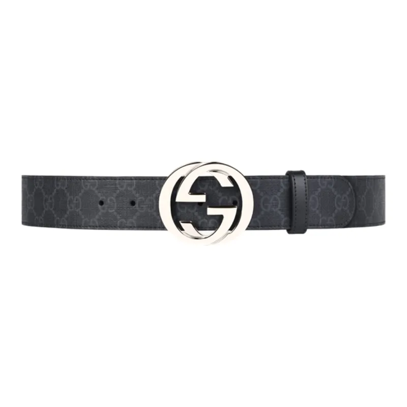 GUCCI Leather Belts Men Black-0