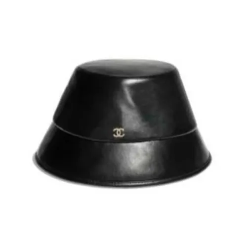 CHANEL Bucket Hats Women's Black