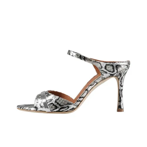 Malone Souliers Python-print Calf-leather Mules