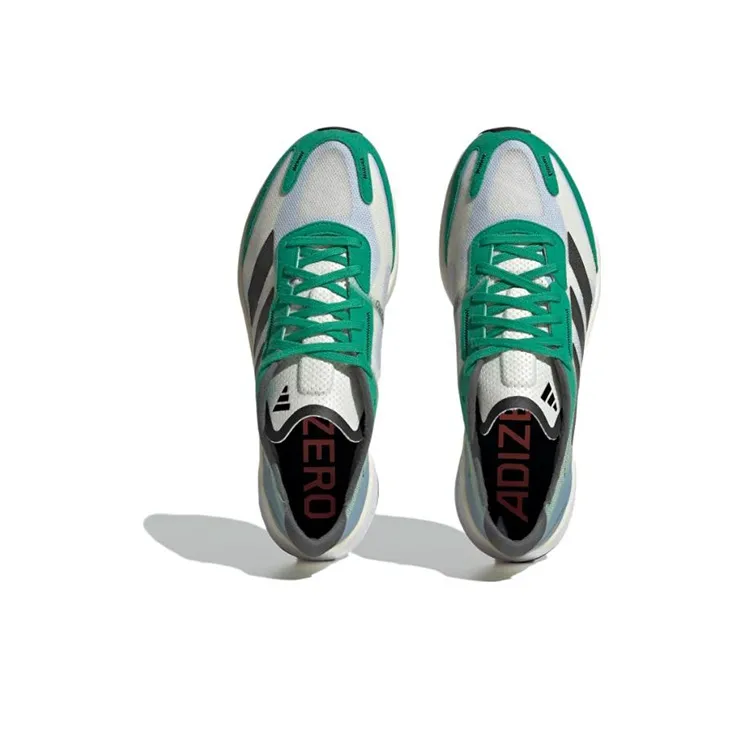 Adidas Adizero Boston 11 'White Tint Black Court Green'-3