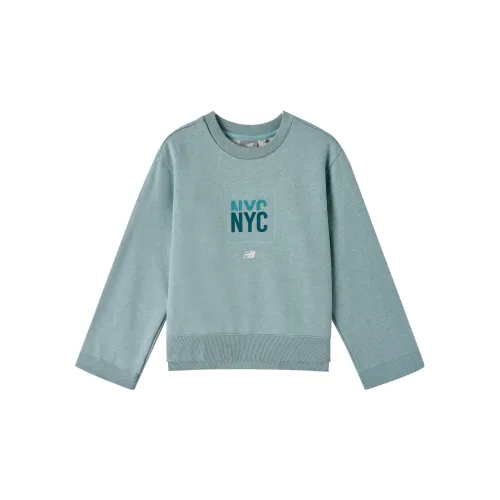 New Balance Sweatshirts Women's Mint Green