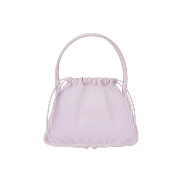 Alexander Wang Ryan Polyester Shoulder Bag, Handbag Small Size Women's Light Purple-0