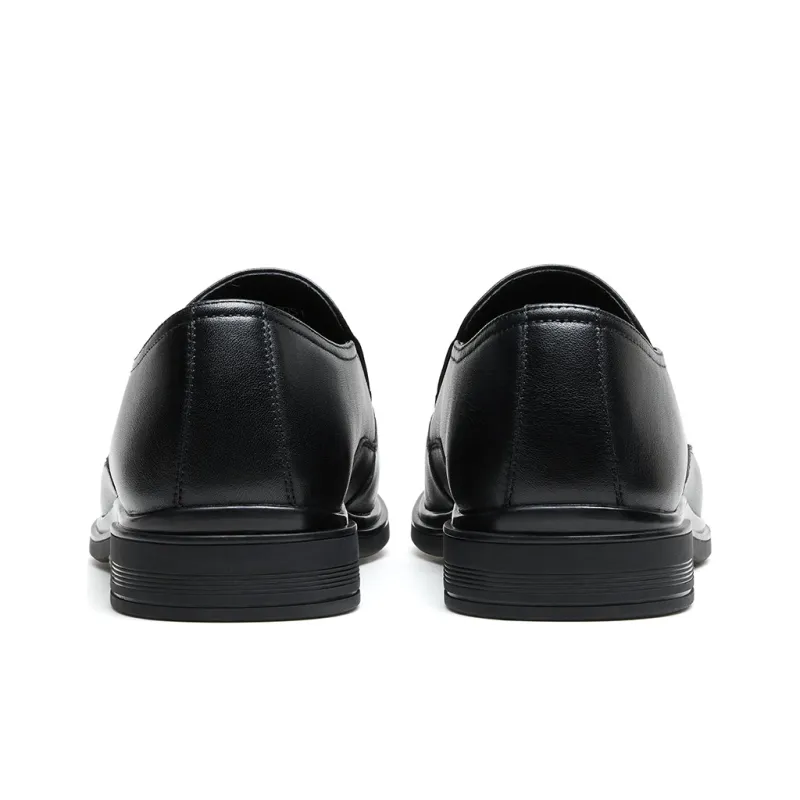 CAMEL Dress Shoes Men Low Top Black-3