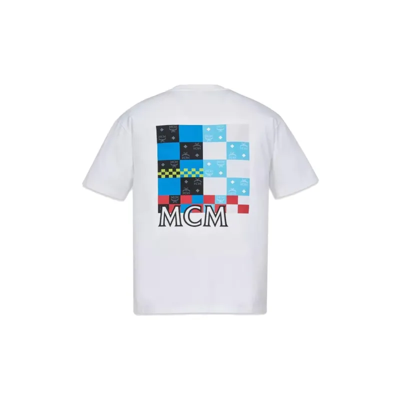 MCM T-Shirts Men White-1