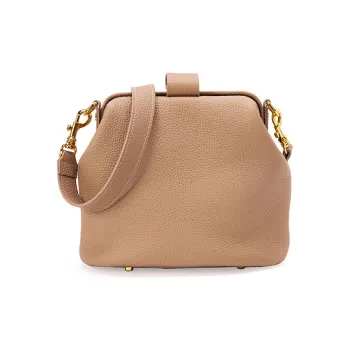 VENOF Cow Leather Doctor Bag Bucket Bag Crossbody One Shoulder Women's Multicolor