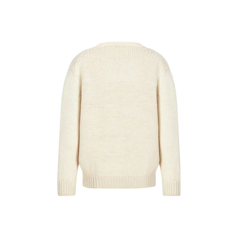 DIOR V Neck Knitted Jumper-1