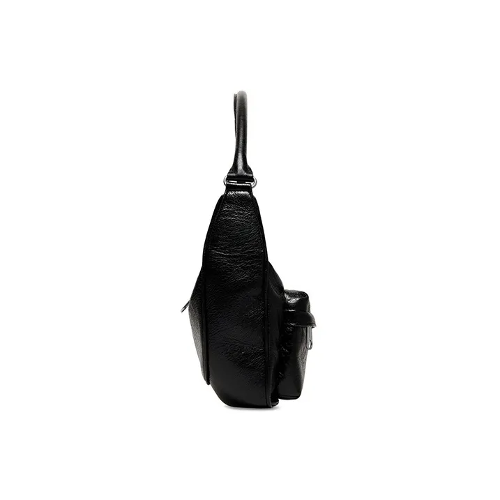 Balenciaga Raver Medium Bag With Handle Black-2