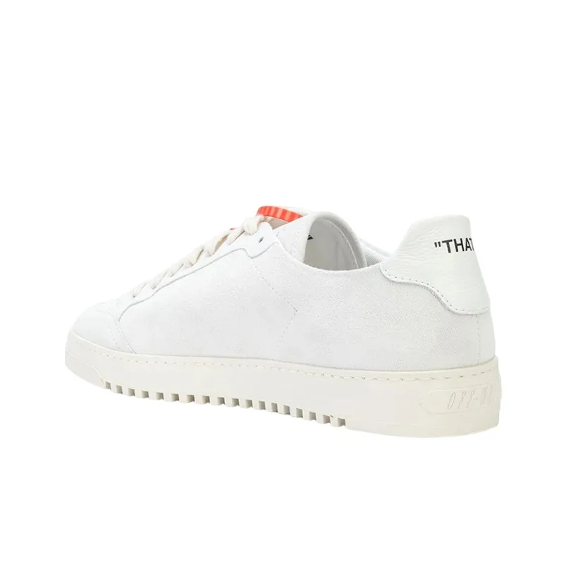OFF WHITE 2.0 Low Top White Suede-2