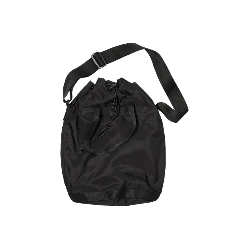 UNIQLO U Collection Polyester Bucket Bag Handbag Shoulder Bag Crossbody Bag Regular Unisex Black-0