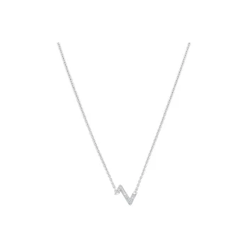 LOUIS VUITTON Lv Volt Upside Down Pendant White Gold And Diamonds