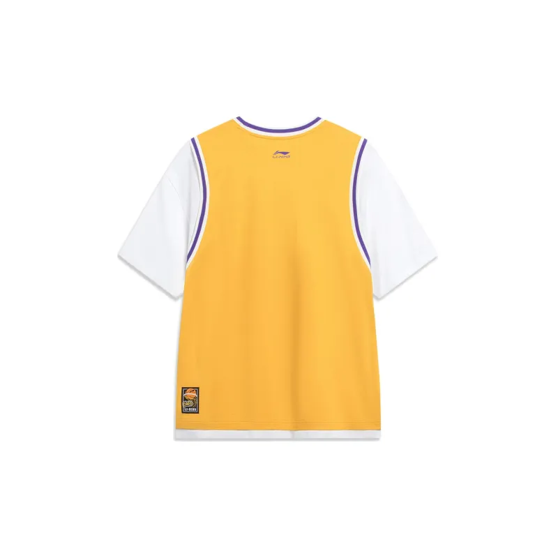 LiNing Sports Fashion Collection T Shirt Unisex Butter Yellow-1