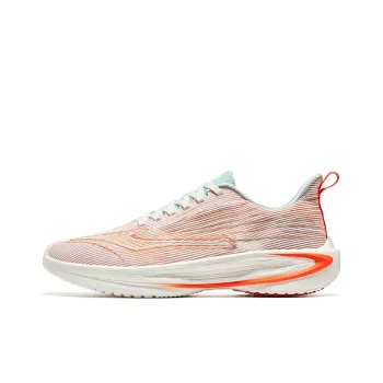 Erke Anti Slip Wear Resistant Low Top Running Shoes Men's White Blue