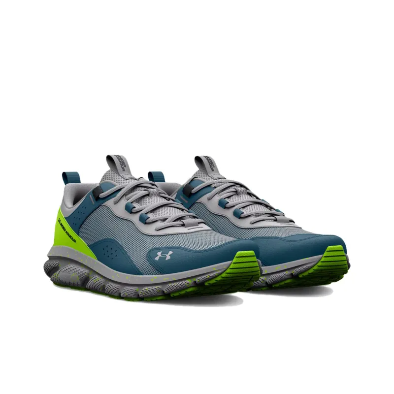 Under Armour Charged Verssert Speckle 'Mod Grey Lime Surge'-2