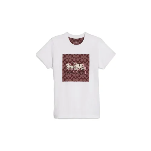 COACH T-Shirts Women's White