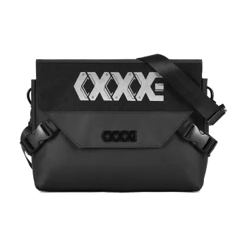 COEXISTENCE Polyester Crossbody Bag Regular Unisex Black