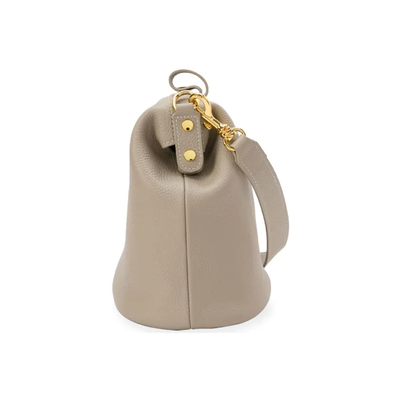 VENOF Cow Leather Doctor Bag Bucket Bag Crossbody One Shoulder Women's Multicolor-8