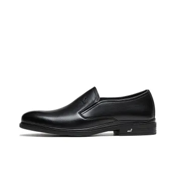 CAMEL Dress Shoes Men Low Top Black