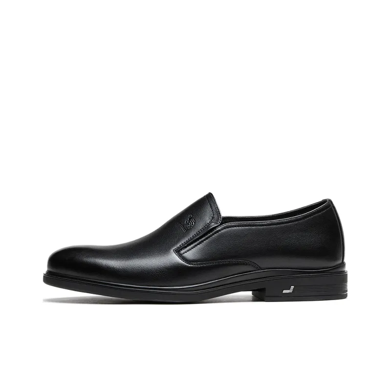 CAMEL Dress Shoes Men Low Top Black-0