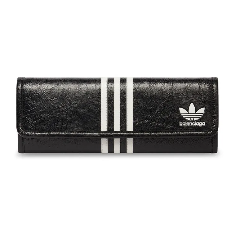 Balenciaga X Adidas Wallet On Strap Black-1