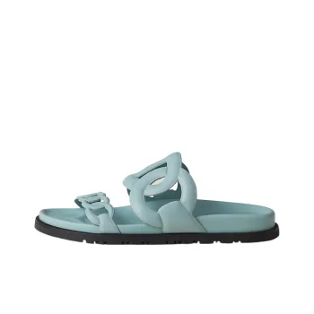 HERMES Extra Slide Slippers Women's Blue