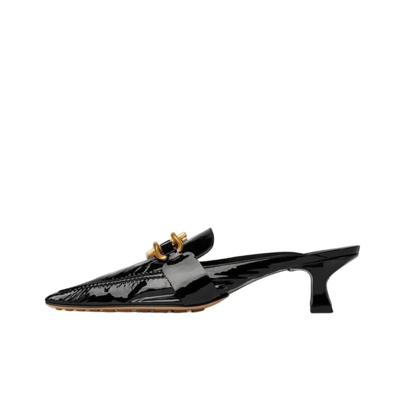 Bottega Veneta Wrap toe Slippers Women's Black-0