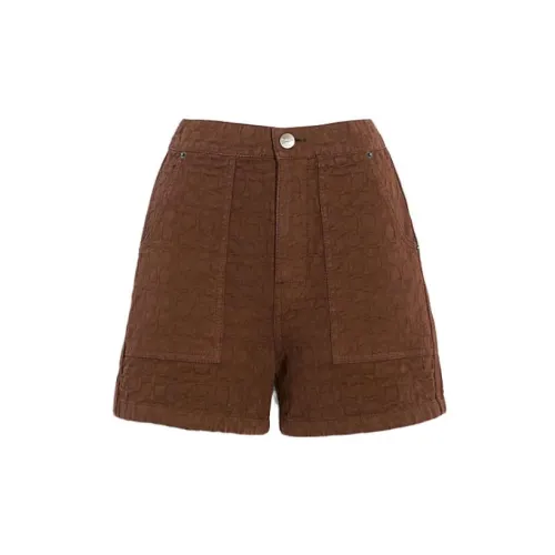 COACH Casual Shorts Women's Brown